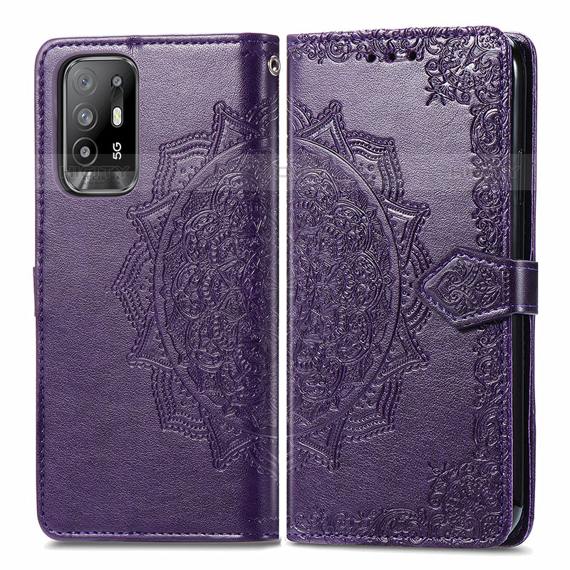 Coque Portefeuille Motif Fantaisie Livre Cuir Etui Clapet pour Oppo A95 5G Plus