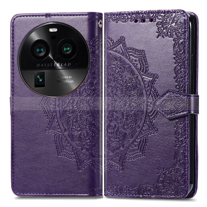 Coque Portefeuille Motif Fantaisie Livre Cuir Etui Clapet pour Oppo Find X6 Pro 5G Plus