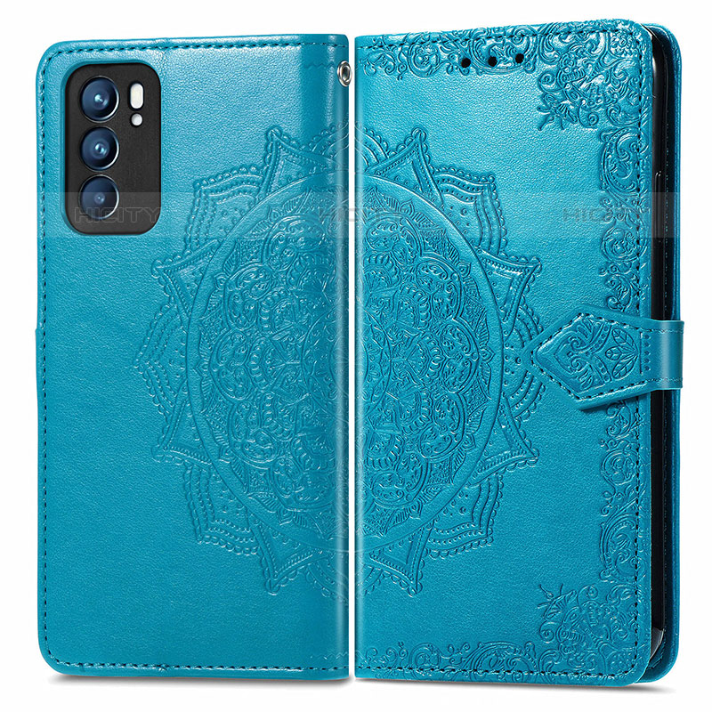 Coque Portefeuille Motif Fantaisie Livre Cuir Etui Clapet pour Oppo Reno6 5G Plus