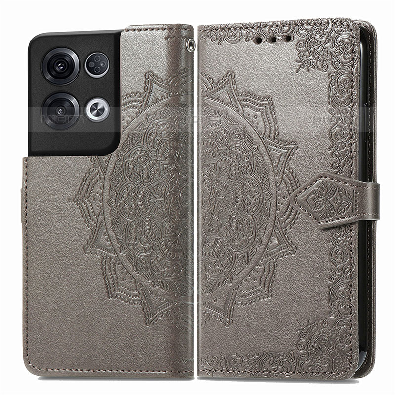 Coque Portefeuille Motif Fantaisie Livre Cuir Etui Clapet pour Oppo Reno8 Pro 5G Plus