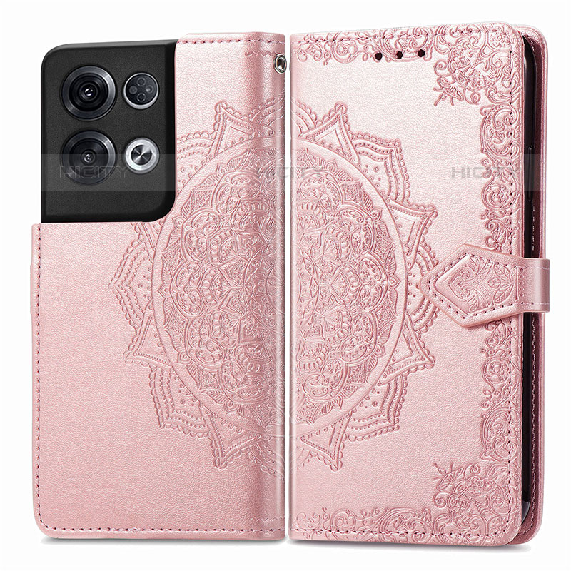 Coque Portefeuille Motif Fantaisie Livre Cuir Etui Clapet pour Oppo Reno8 Pro 5G Plus