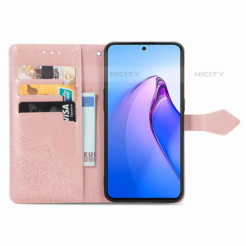 Coque Portefeuille Motif Fantaisie Livre Cuir Etui Clapet pour Oppo Reno8 Pro 5G Plus