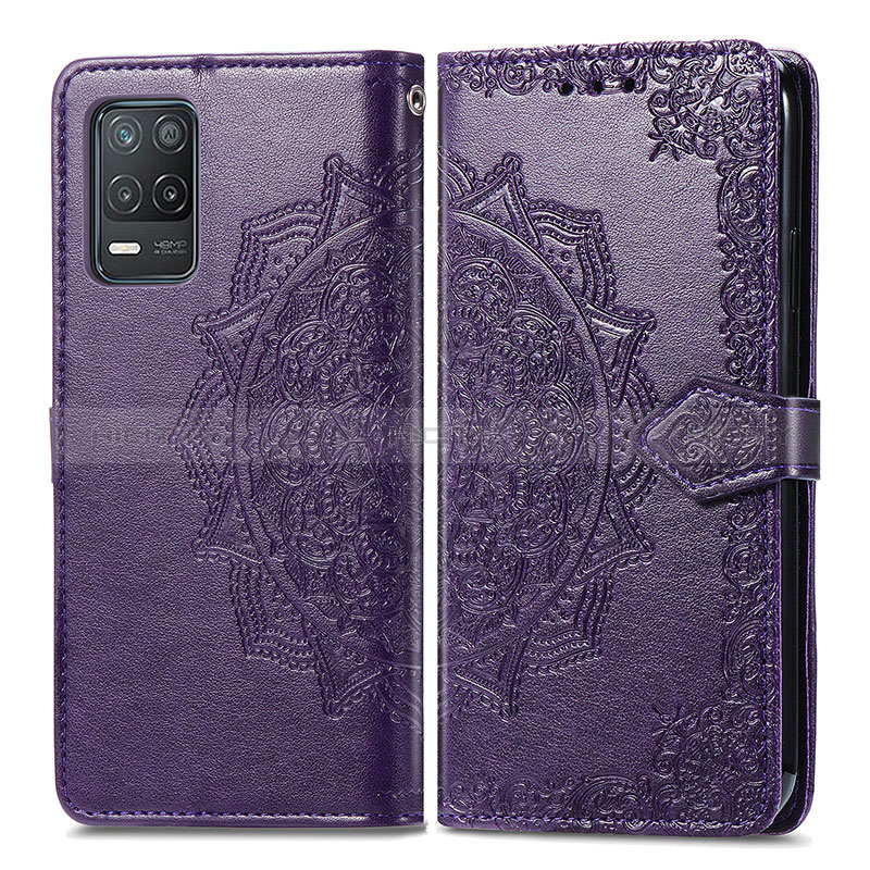 Coque Portefeuille Motif Fantaisie Livre Cuir Etui Clapet pour Realme 8 5G Plus