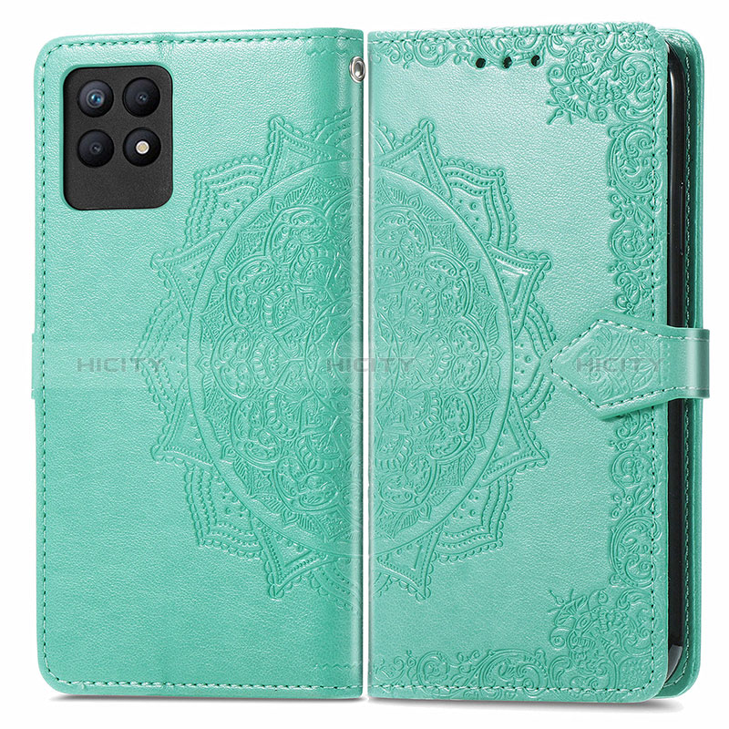 Coque Portefeuille Motif Fantaisie Livre Cuir Etui Clapet pour Realme 8i Plus