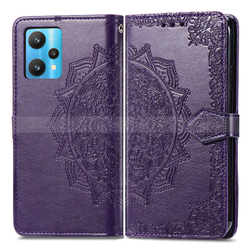 Coque Portefeuille Motif Fantaisie Livre Cuir Etui Clapet pour Realme 9 5G Plus