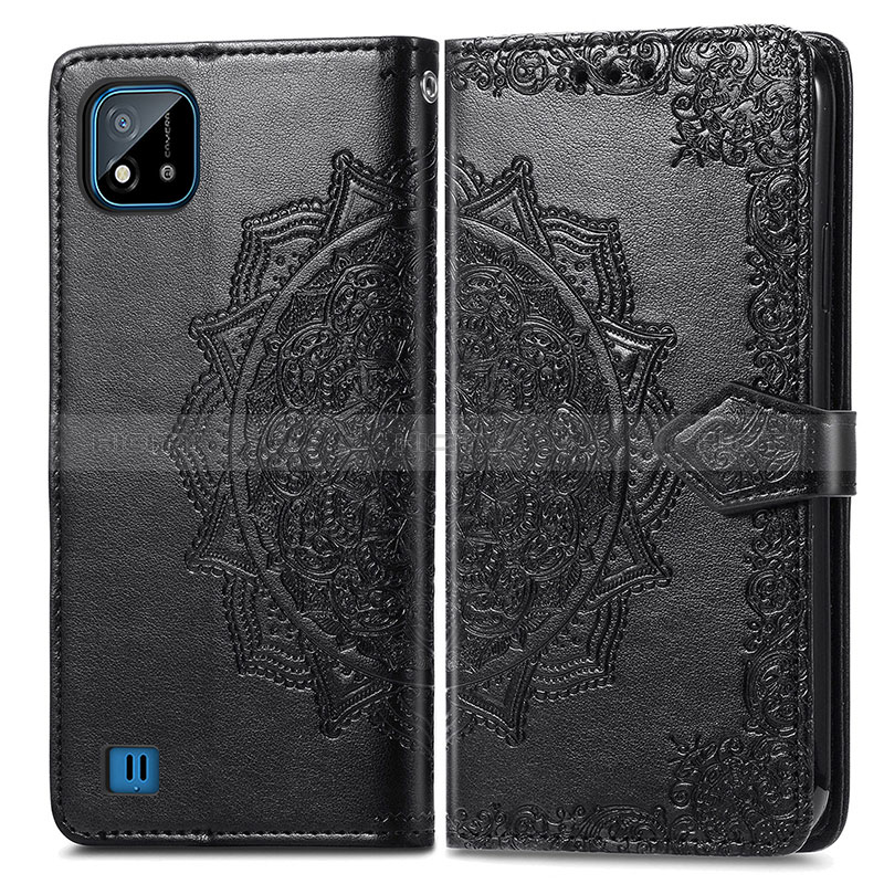 Coque Portefeuille Motif Fantaisie Livre Cuir Etui Clapet pour Realme C20 Plus