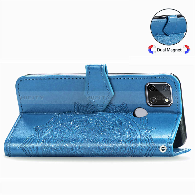 Coque Portefeuille Motif Fantaisie Livre Cuir Etui Clapet pour Realme C25S Plus