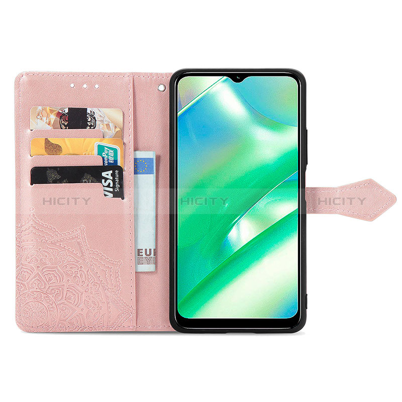 Coque Portefeuille Motif Fantaisie Livre Cuir Etui Clapet pour Realme C33 Plus