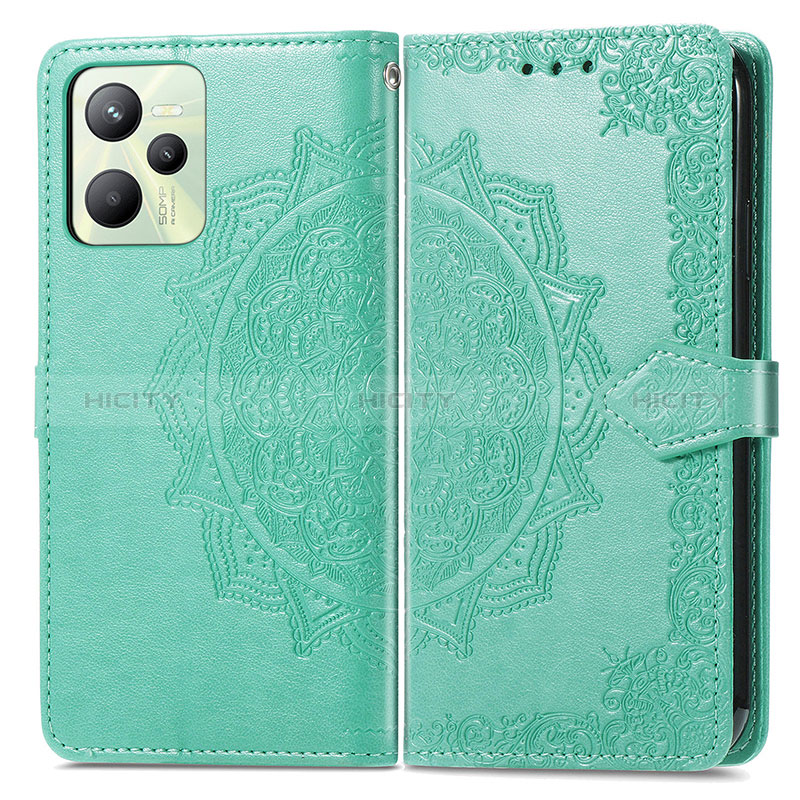 Coque Portefeuille Motif Fantaisie Livre Cuir Etui Clapet pour Realme C35 Plus