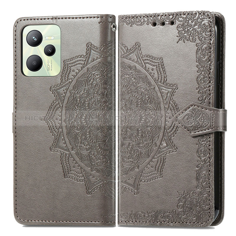 Coque Portefeuille Motif Fantaisie Livre Cuir Etui Clapet pour Realme C35 Plus