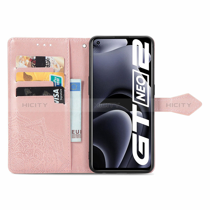 Coque Portefeuille Motif Fantaisie Livre Cuir Etui Clapet pour Realme GT Neo 3T 5G Plus