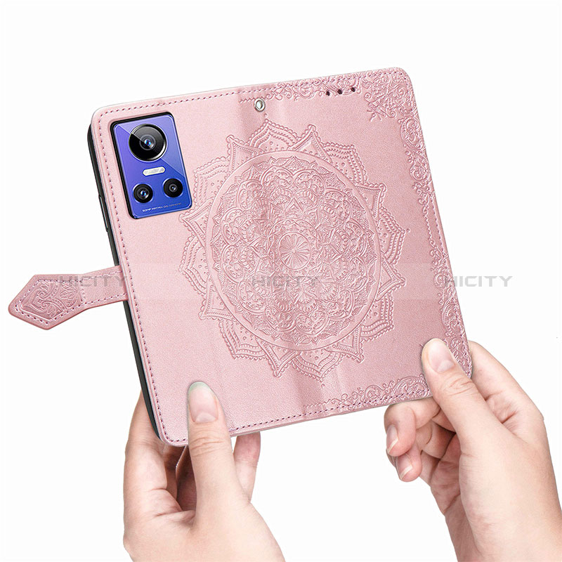 Coque Portefeuille Motif Fantaisie Livre Cuir Etui Clapet pour Realme GT Neo3 5G Plus