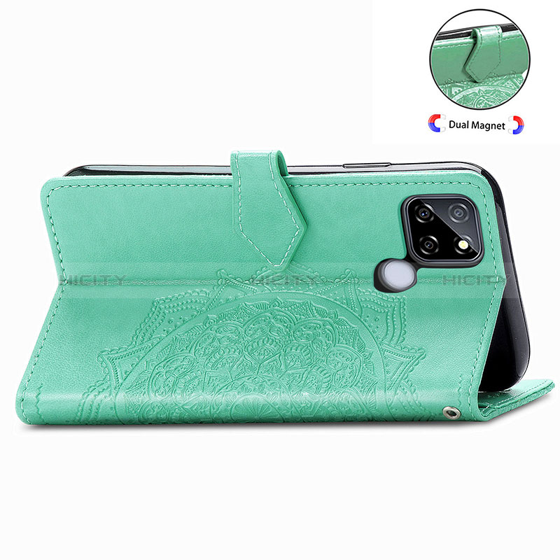 Coque Portefeuille Motif Fantaisie Livre Cuir Etui Clapet pour Realme Q2i 5G Plus