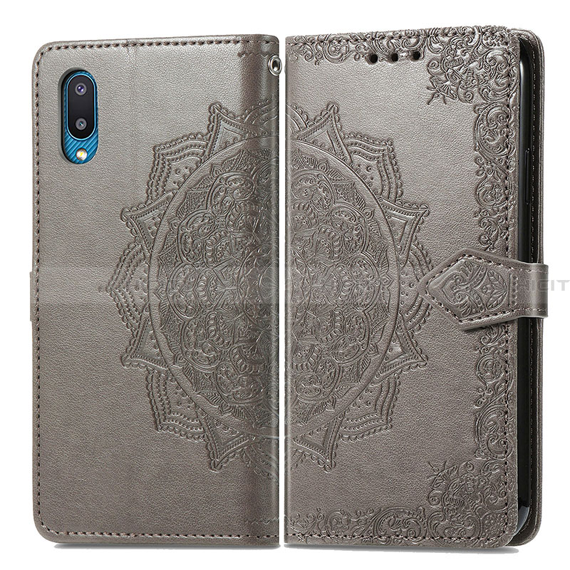 Coque Portefeuille Motif Fantaisie Livre Cuir Etui Clapet pour Samsung Galaxy A02 Plus