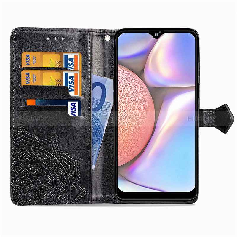 Coque Portefeuille Motif Fantaisie Livre Cuir Etui Clapet pour Samsung Galaxy A10s Plus