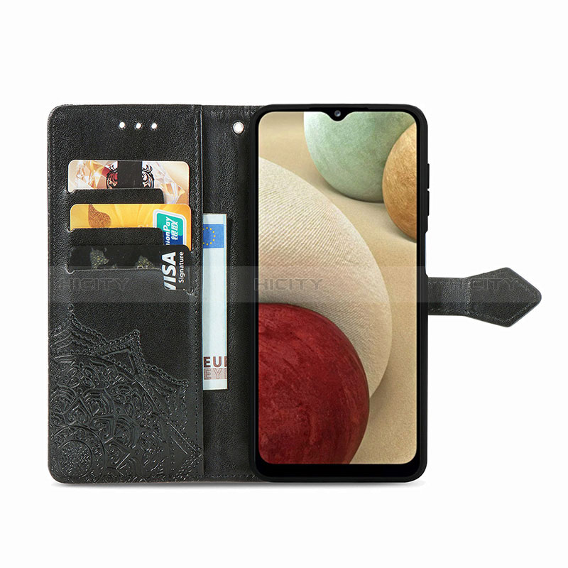 Coque Portefeuille Motif Fantaisie Livre Cuir Etui Clapet pour Samsung Galaxy A12 Nacho Plus