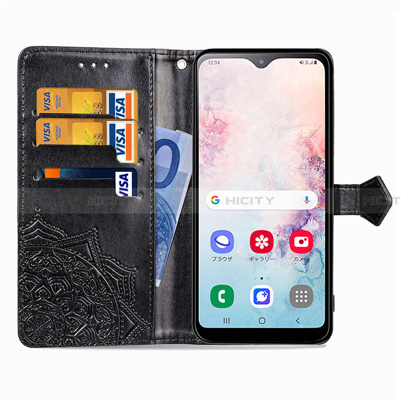 Coque Portefeuille Motif Fantaisie Livre Cuir Etui Clapet pour Samsung Galaxy A20 SC-02M SCV46 Plus