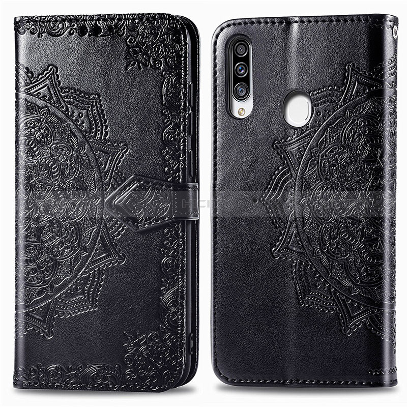 Coque Portefeuille Motif Fantaisie Livre Cuir Etui Clapet pour Samsung Galaxy A20s Plus