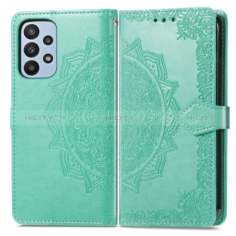 Coque Portefeuille Motif Fantaisie Livre Cuir Etui Clapet pour Samsung Galaxy A23 5G Plus