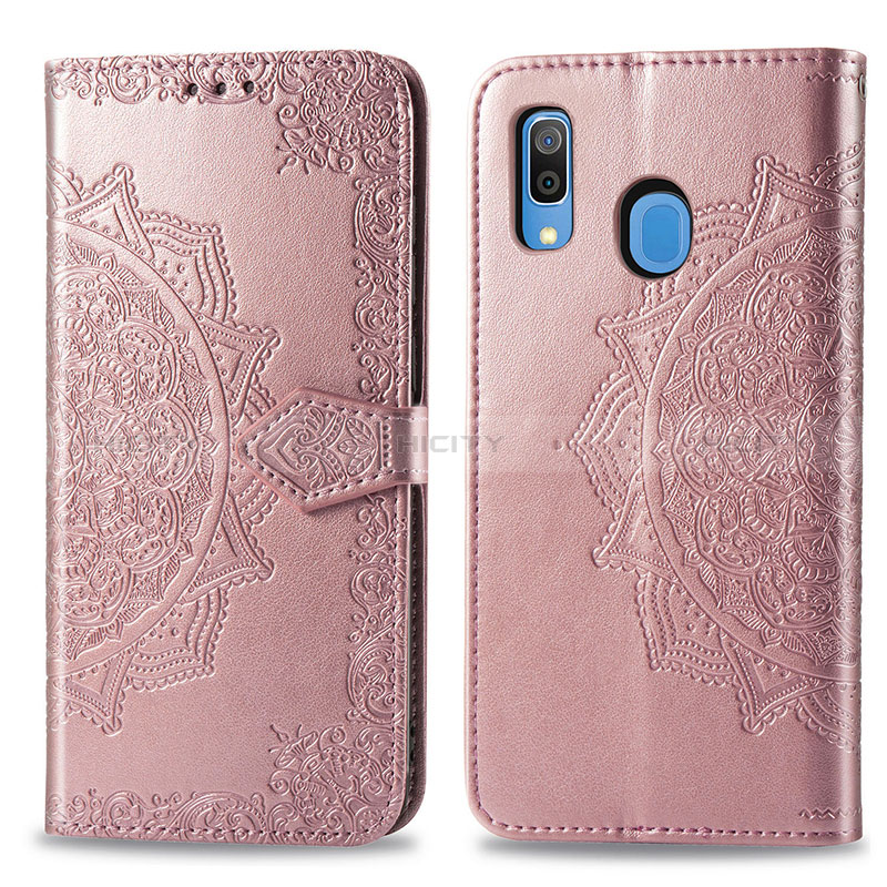 Coque Portefeuille Motif Fantaisie Livre Cuir Etui Clapet pour Samsung Galaxy A30 Plus