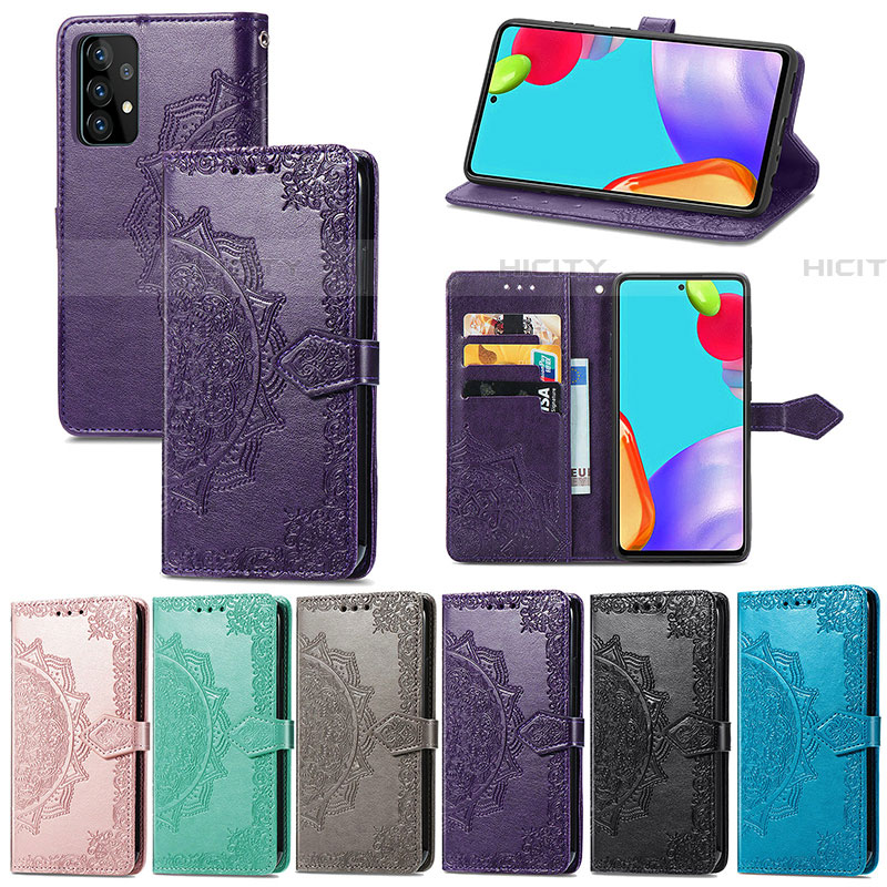 Coque Portefeuille Motif Fantaisie Livre Cuir Etui Clapet pour Samsung Galaxy A52 5G Plus