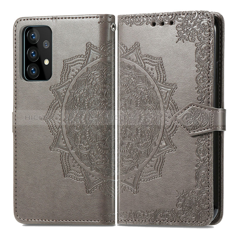 Coque Portefeuille Motif Fantaisie Livre Cuir Etui Clapet pour Samsung Galaxy A52s 5G Plus