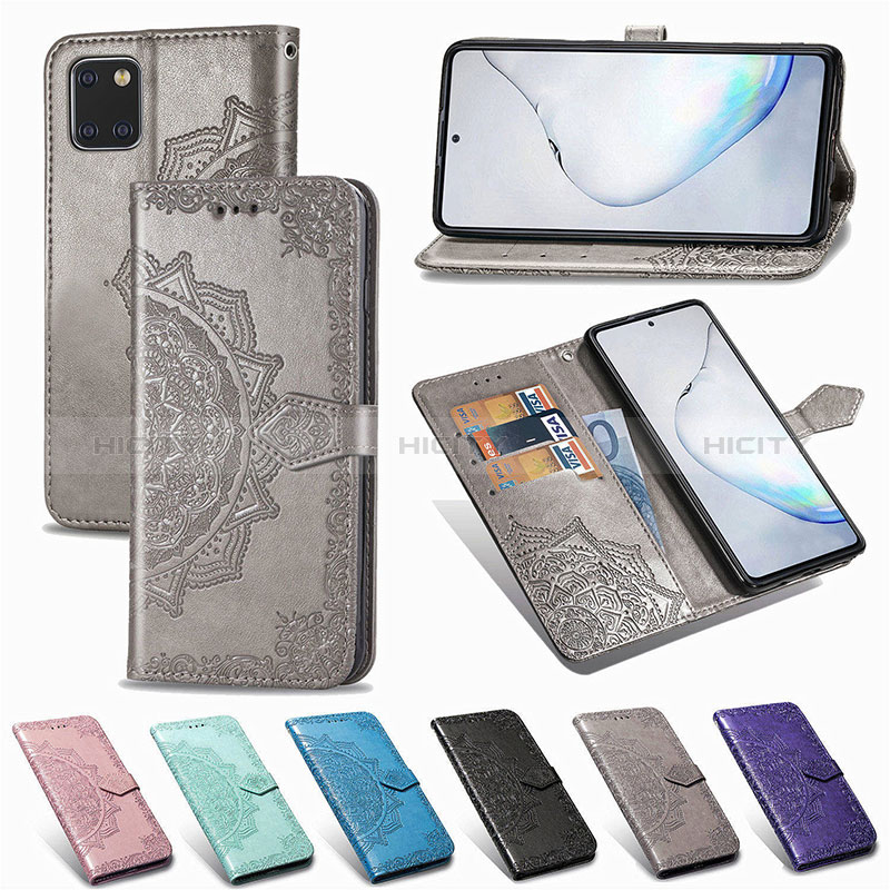 Coque Portefeuille Motif Fantaisie Livre Cuir Etui Clapet pour Samsung Galaxy A81 Plus