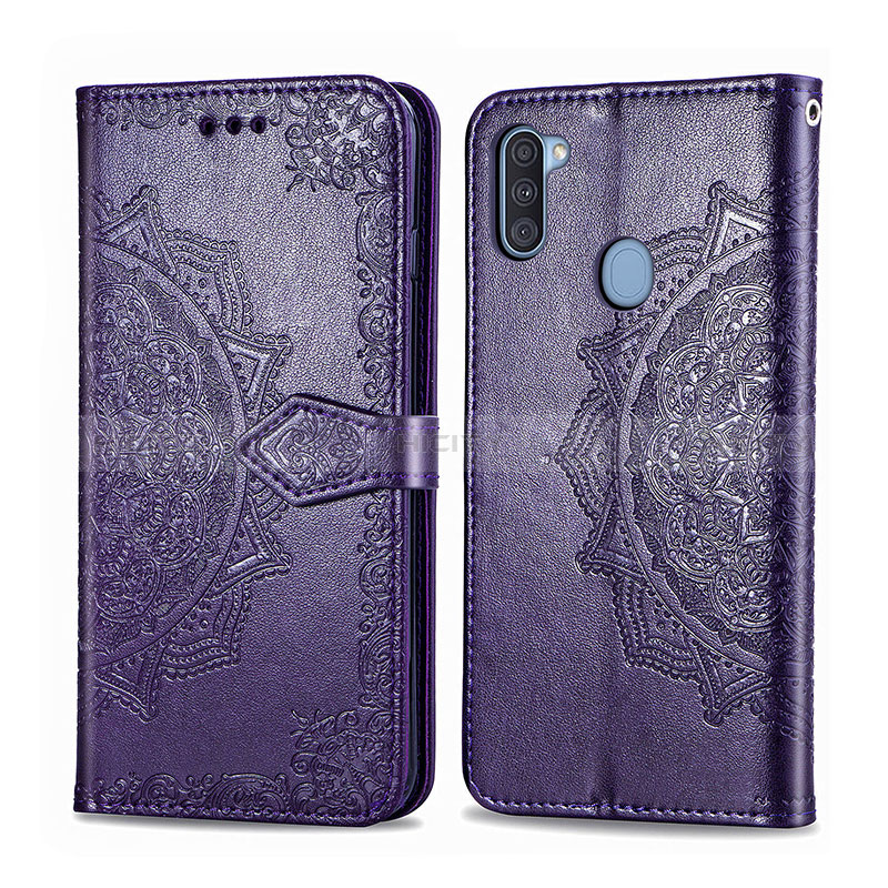 Coque Portefeuille Motif Fantaisie Livre Cuir Etui Clapet pour Samsung Galaxy M11 Plus