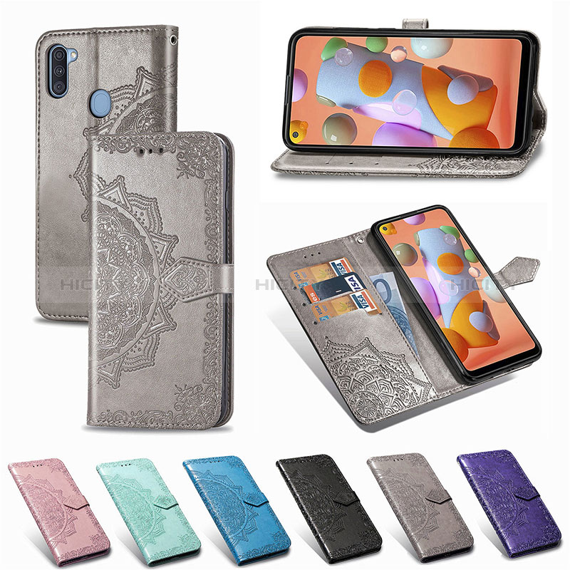 Coque Portefeuille Motif Fantaisie Livre Cuir Etui Clapet pour Samsung Galaxy M11 Plus