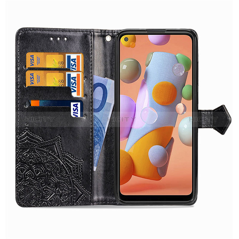 Coque Portefeuille Motif Fantaisie Livre Cuir Etui Clapet pour Samsung Galaxy M11 Plus