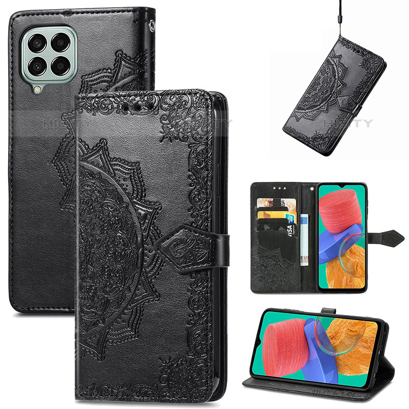 Coque Portefeuille Motif Fantaisie Livre Cuir Etui Clapet pour Samsung Galaxy M33 5G Plus