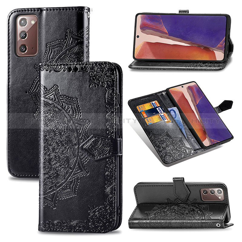 Coque Portefeuille Motif Fantaisie Livre Cuir Etui Clapet pour Samsung Galaxy Note 20 5G Plus