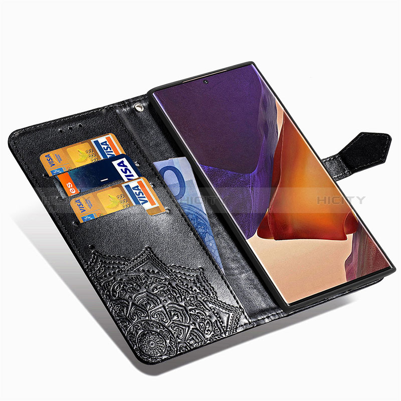 Coque Portefeuille Motif Fantaisie Livre Cuir Etui Clapet pour Samsung Galaxy Note 20 Ultra 5G Plus