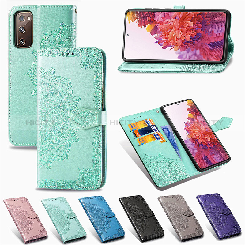 Coque Portefeuille Motif Fantaisie Livre Cuir Etui Clapet pour Samsung Galaxy S20 FE 5G Plus