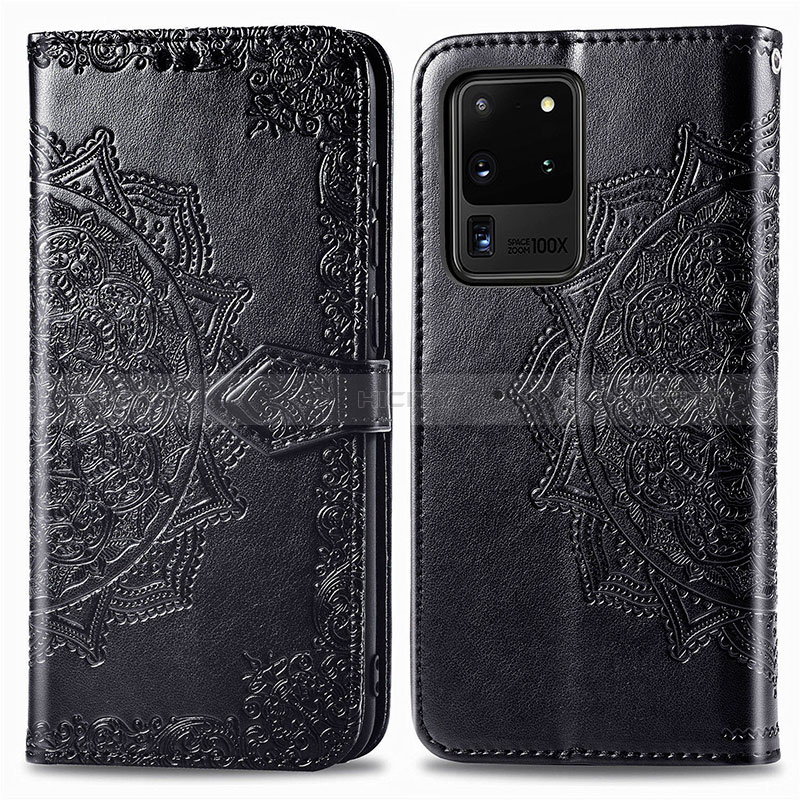 Coque Portefeuille Motif Fantaisie Livre Cuir Etui Clapet pour Samsung Galaxy S20 Ultra 5G Plus