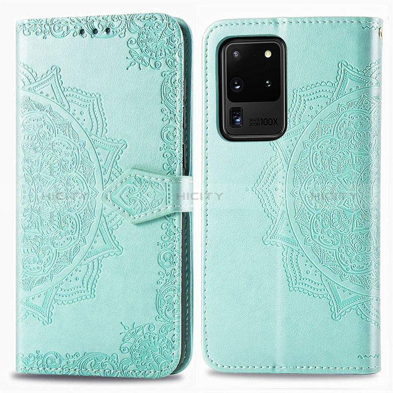 Coque Portefeuille Motif Fantaisie Livre Cuir Etui Clapet pour Samsung Galaxy S20 Ultra 5G Plus