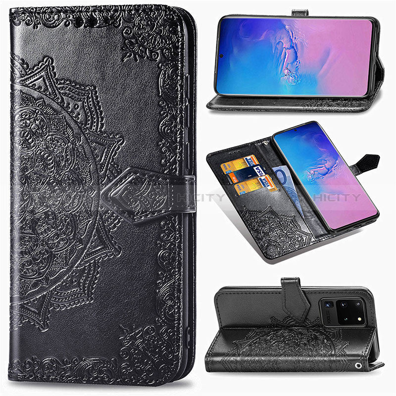 Coque Portefeuille Motif Fantaisie Livre Cuir Etui Clapet pour Samsung Galaxy S20 Ultra 5G Plus