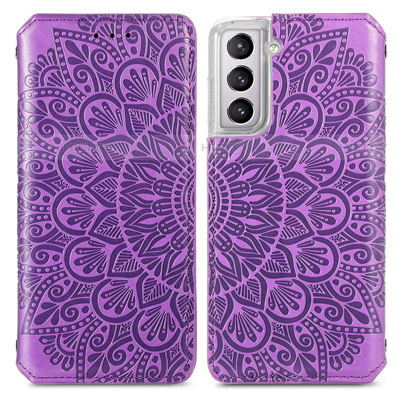 Coque Portefeuille Motif Fantaisie Livre Cuir Etui Clapet pour Samsung Galaxy S21 5G Plus