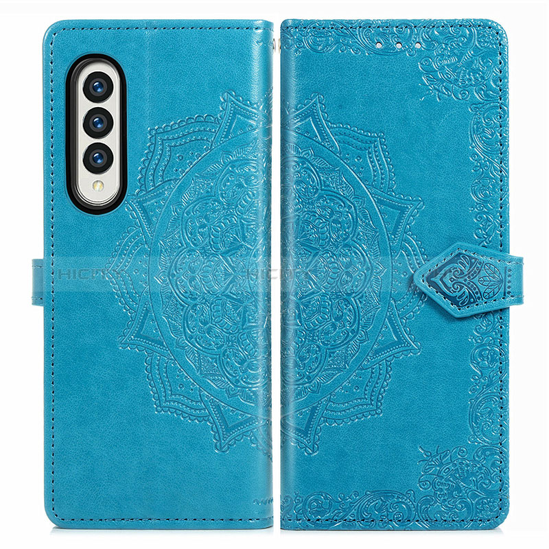 Coque Portefeuille Motif Fantaisie Livre Cuir Etui Clapet pour Samsung Galaxy Z Fold3 5G Plus