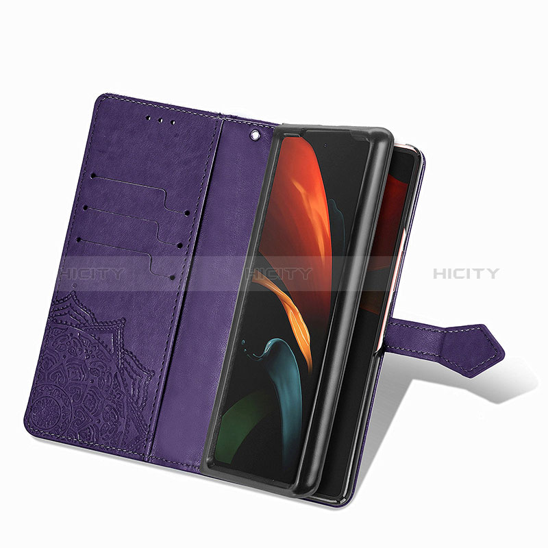 Coque Portefeuille Motif Fantaisie Livre Cuir Etui Clapet pour Samsung Galaxy Z Fold3 5G Plus