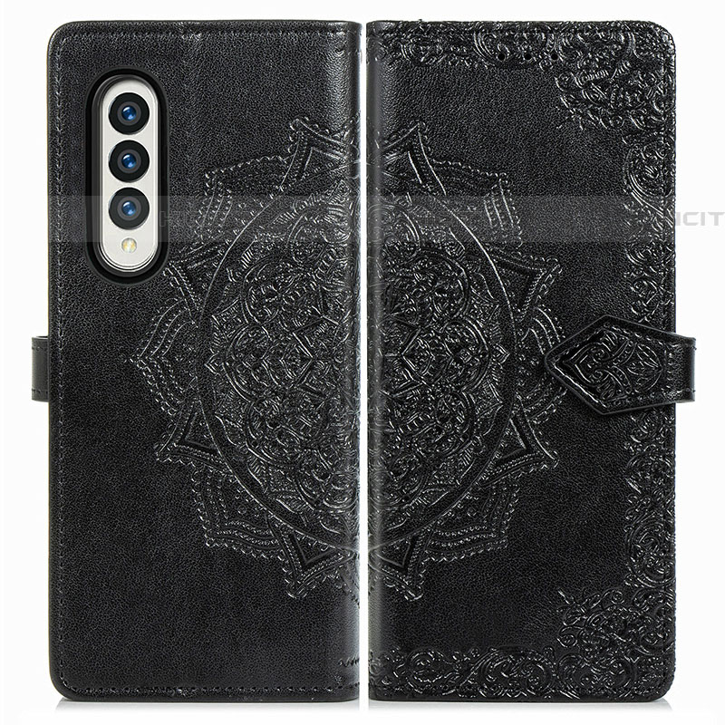 Coque Portefeuille Motif Fantaisie Livre Cuir Etui Clapet pour Samsung Galaxy Z Fold4 5G Plus