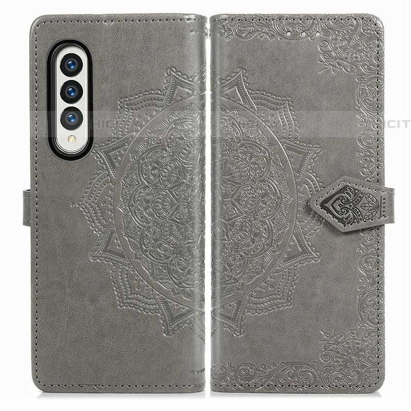 Coque Portefeuille Motif Fantaisie Livre Cuir Etui Clapet pour Samsung Galaxy Z Fold4 5G Plus