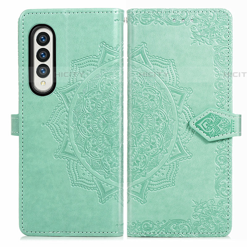 Coque Portefeuille Motif Fantaisie Livre Cuir Etui Clapet pour Samsung Galaxy Z Fold4 5G Plus