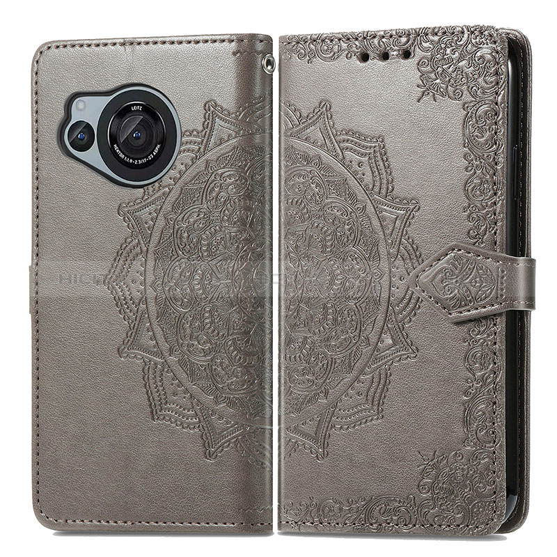 Coque Portefeuille Motif Fantaisie Livre Cuir Etui Clapet pour Sharp Aquos R8s Plus