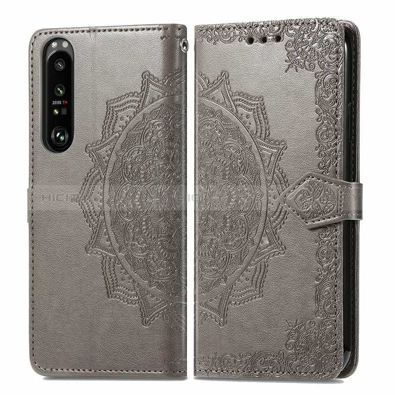 Coque Portefeuille Motif Fantaisie Livre Cuir Etui Clapet pour Sony Xperia 1 III Plus