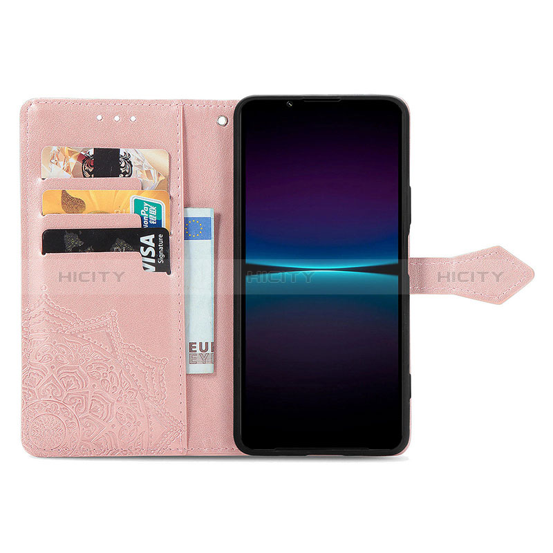 Coque Portefeuille Motif Fantaisie Livre Cuir Etui Clapet pour Sony Xperia 1 IV Plus