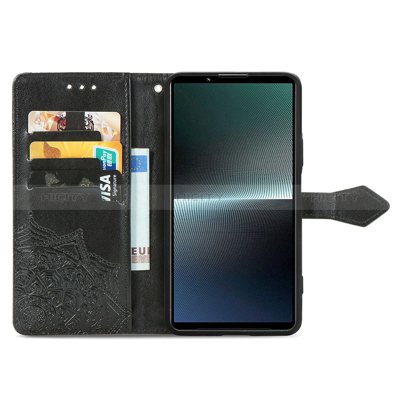 Coque Portefeuille Motif Fantaisie Livre Cuir Etui Clapet pour Sony Xperia 1 V Plus