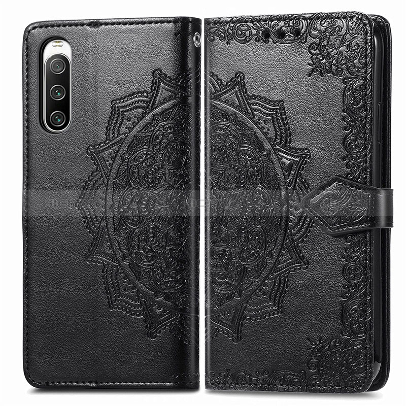 Coque Portefeuille Motif Fantaisie Livre Cuir Etui Clapet pour Sony Xperia 10 IV Plus