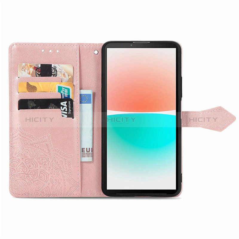 Coque Portefeuille Motif Fantaisie Livre Cuir Etui Clapet pour Sony Xperia 10 IV Plus