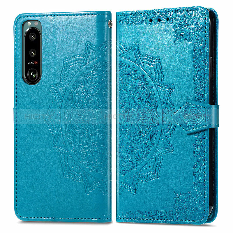 Coque Portefeuille Motif Fantaisie Livre Cuir Etui Clapet pour Sony Xperia 5 III Plus